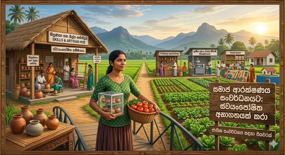 අස්වැසුමට එහා යා යුතුය - සමාජ ආරක්ෂණය රටේ සංවර්ධනයට සම්බන්ධ කළ යුතු වේ