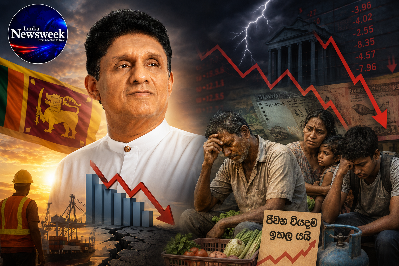 අප රට දැවැන්ත ආර්ථීක උවදුරකට මුහුණ දෙමින් සිටිනවා