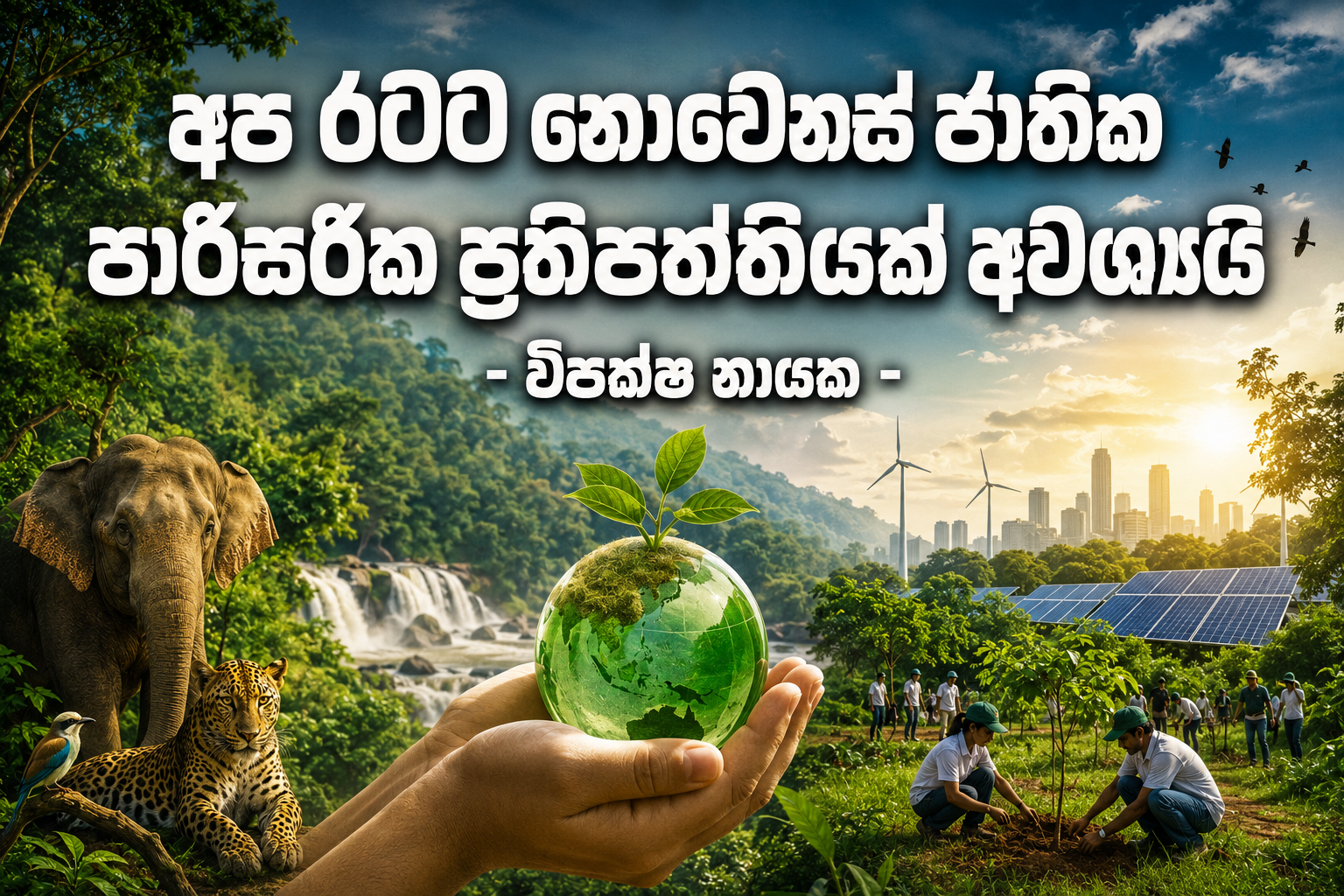 අප රටට නොවෙනස් ජාතික පාරිසරික ප්‍රතිපත්තියක් අවශ්‍යයි  